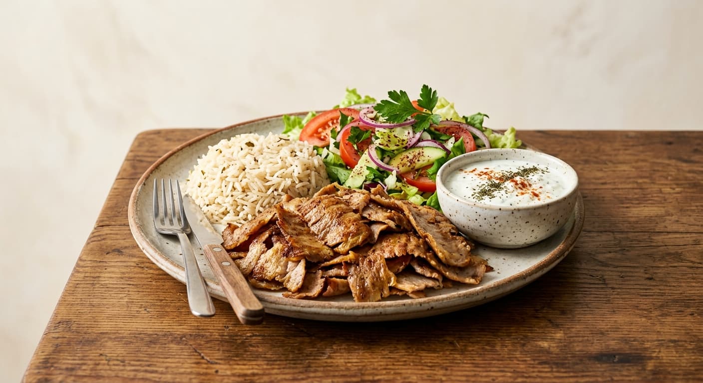 Klassischer Döner-Teller